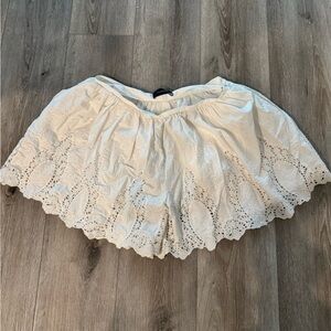 Thakoon collection White Eyelet Skirt